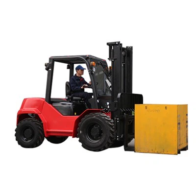 2WD کھردری خطہ فورک لفٹ 3.8T